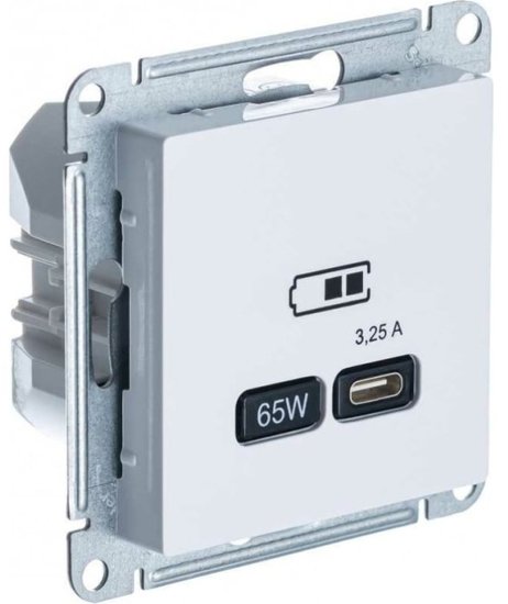 Розетка Type-C Schneider Electric Atlas Design ATN000127 - фото