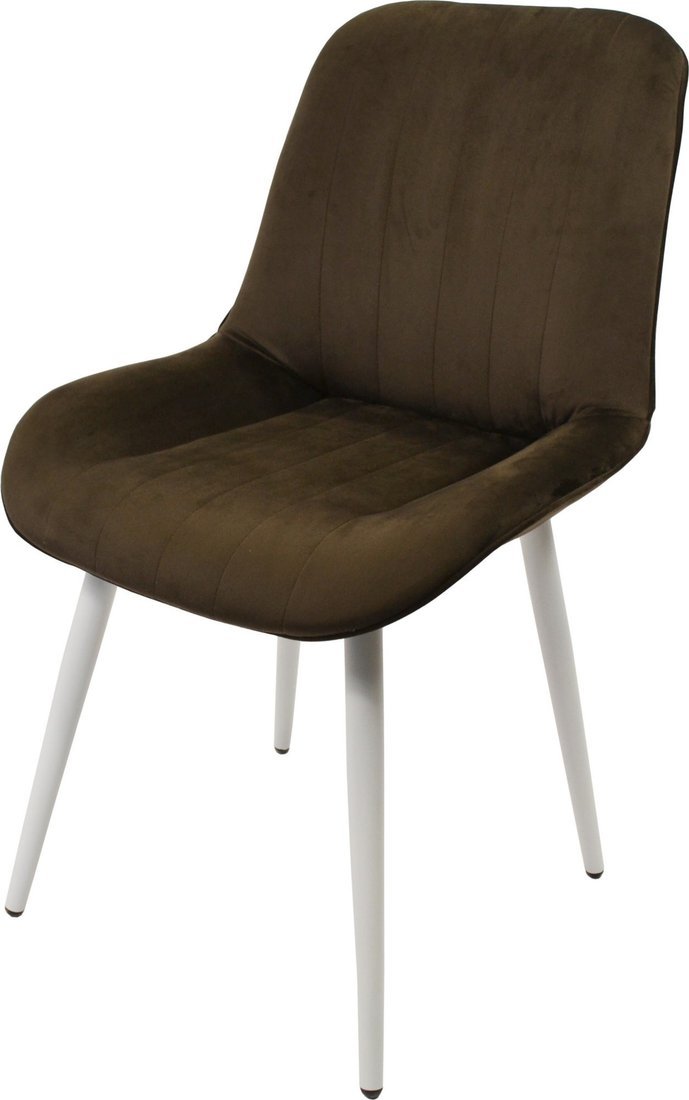 Мирабелла Глазго Велюр (кофейный/белый) - фото