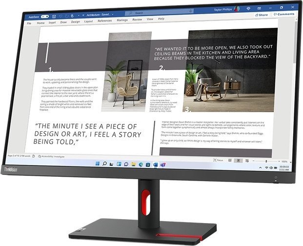 Монитор Lenovo ThinkVision S27i-30 63DFKAT4UK - фото2
