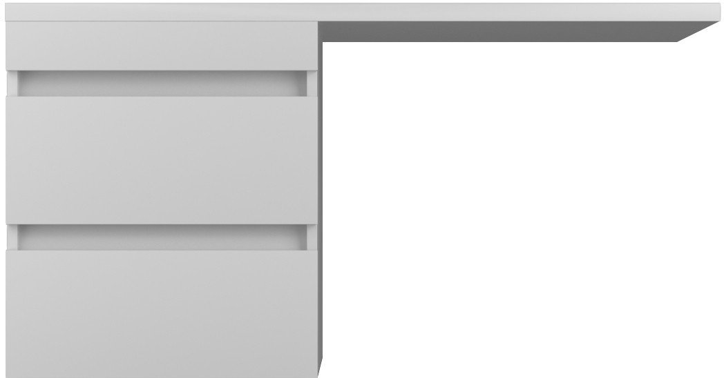 Style Line Тумба под умывальник Оптима 50 2 ящика Plus (подвесная) - фото