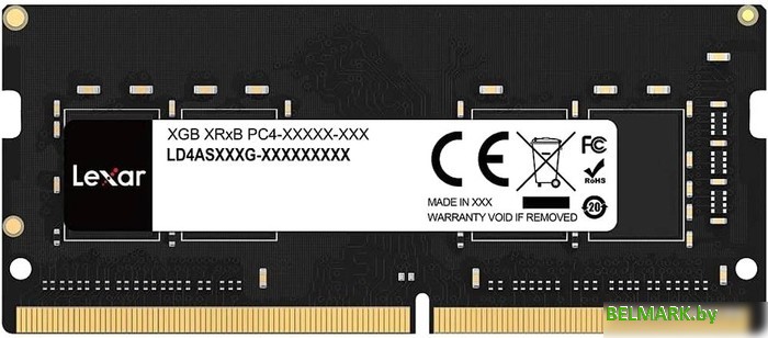 Оперативная память Lexar 32 ГБ DDR4 SODIMM 3200 МГц LD4AS032G-B3200GSST - фото