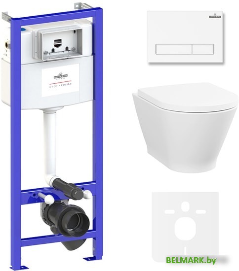 Унитаз Lavinia Boho Relfix Elegant Rimless 6 в 1 87561059 (белый пластик) - фото