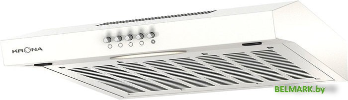 Кухонная вытяжка Krona Ermina 600 PB (белый) - фото