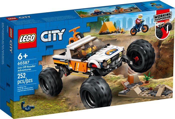 Конструктор LEGO City 60387 Приключения на внедорожнике - фото
