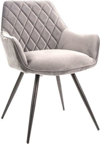 Стул Signal Linea Velvet (Bluvel 14 серый) - фото