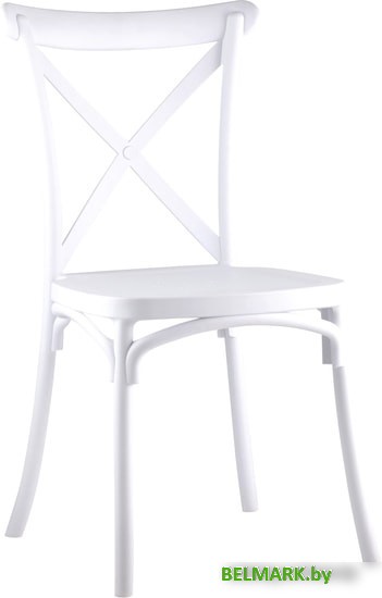 Стул Stool Group Кроссбэк пластиковый (белый) - фото