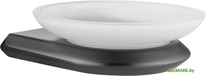 Мыльница Cezares LINER-SODS-GM (оружейная сталь) - фото