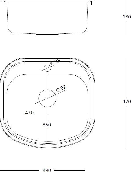 Кухонная мойка Quadron Hb7701Pvdbsg1 - фото2