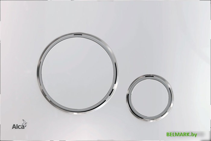 Панель смыва Alcaplast M771 (хром матовый/хром глянцевый) - фото