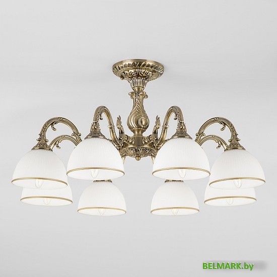 Люстра средней высоты Евросвет Caldera 60106/8 античная бронза - фото
