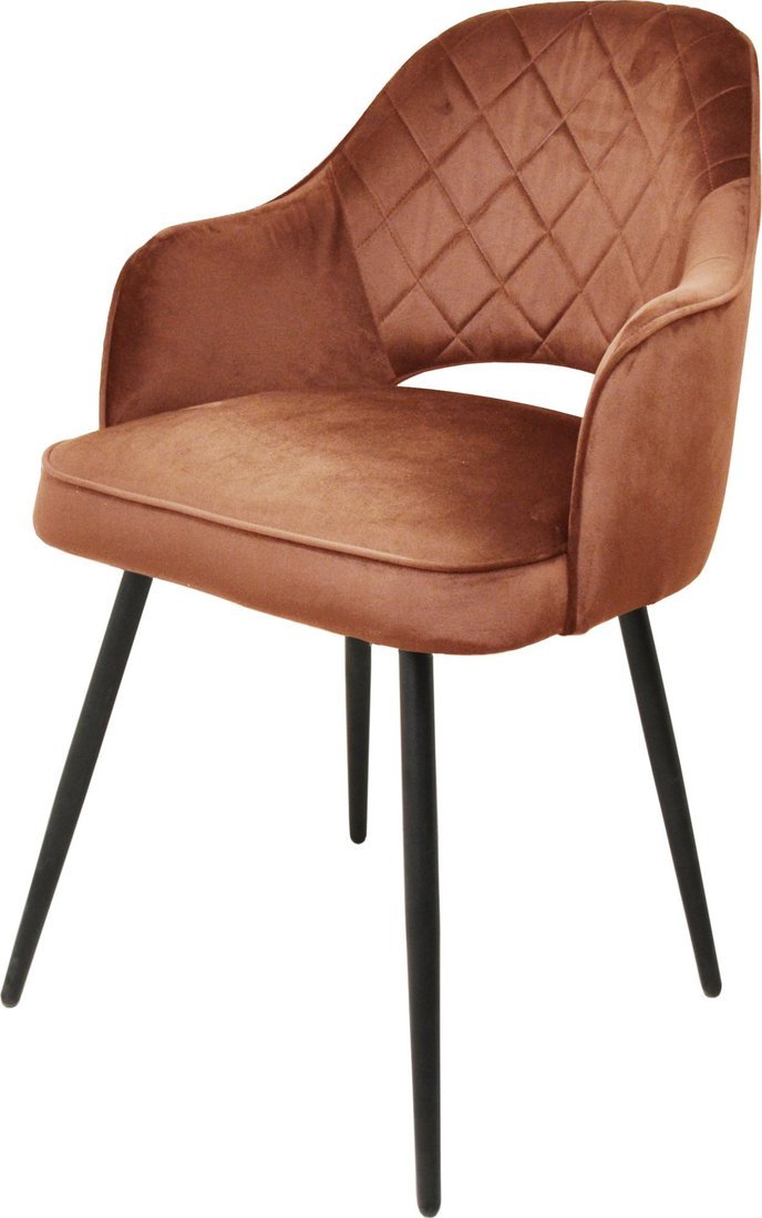 Мирабелла Оксфорд Велюр (роза/черный) - фото