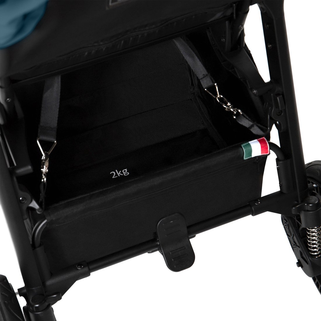 Коляска прогулочная «книга» Sweet Baby Contente Plus Basic (темно-зеленый) - фото2