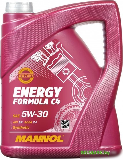 Моторное масло Mannol Energy Formula C4 5W-30 5л - фото