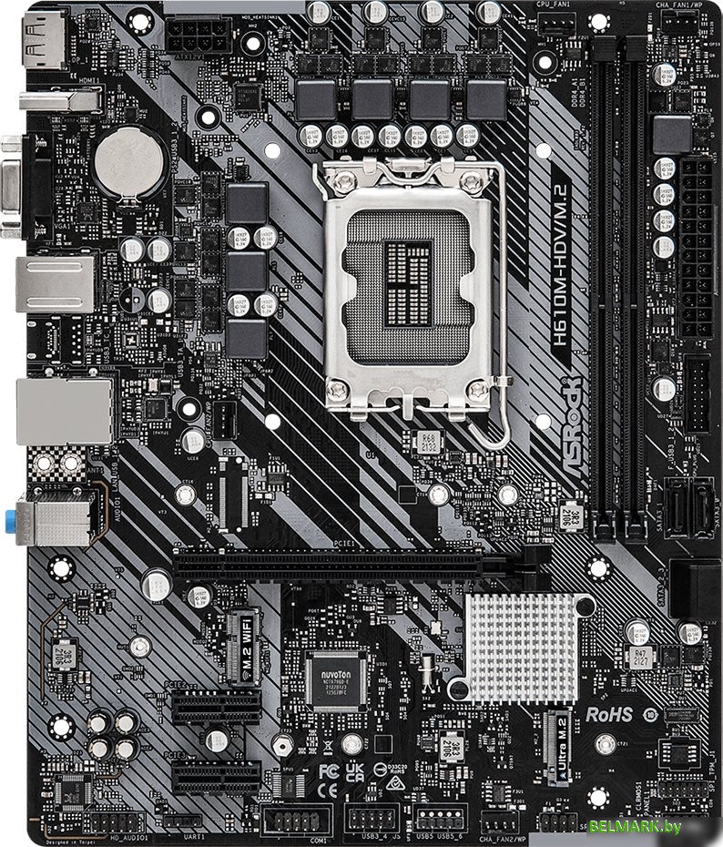 Материнская плата ASRock H610M-HDV/M.2 - фото