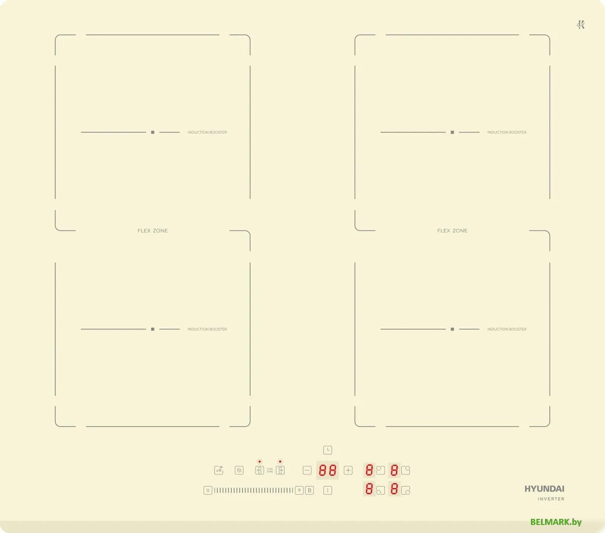 Варочная панель Hyundai HHI 6786 BE - фото