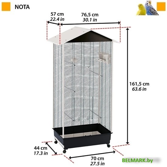 Клетка Ferplast Nota 56115423 - фото2