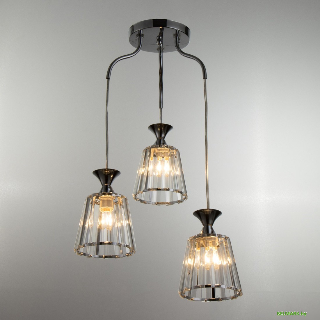 Подвесная люстра BayerLux Дейбен 9215114 (серебристый) - фото2