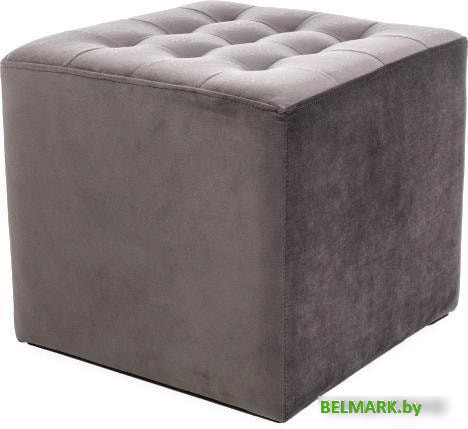 Пуфик Signal LORI VELVET серый - фото