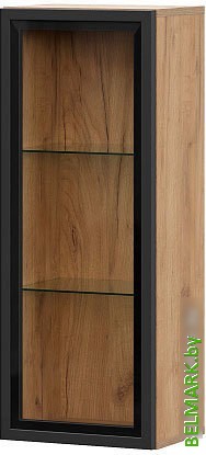 Полка SV-Мебель Милан 00-00108427 (дуб золотой/черный) - фото