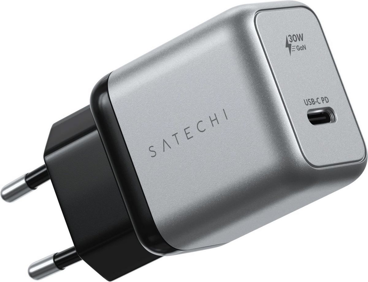 Сетевое зарядное Satechi 30W USB-C GaN Wall Charger ST-UC30WCM-EU - фото