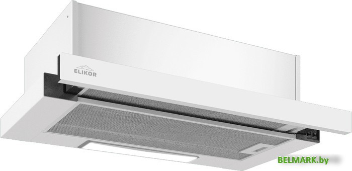 Кухонная вытяжка Elikor Slide 50Н-430 211923 (белый/белый) - фото