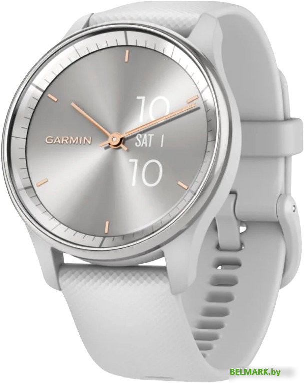 Гибридные умные часы Garmin Vivomove Trend (серый) - фото