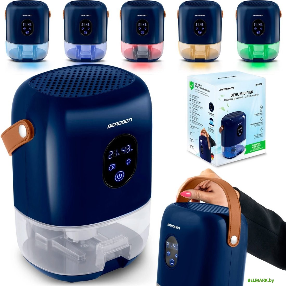 Осушитель воздуха Berdsen BR-10B (тёмно-синий) - фото