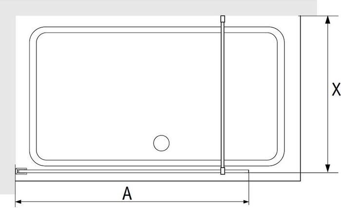 Душевая стенка RGW WA-012-B 35101280-84 - фото2
