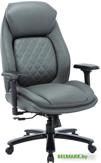 Офисное кресло CHAIRMAN CH403 (экокожа серый) - фото