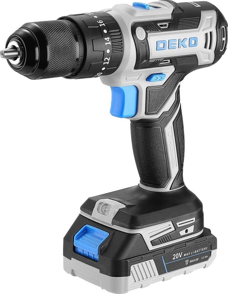 Ударная дрель-шуруповерт Deko DKCID20FU-Li 083-1119 (с 1-им АКБ) - фото2