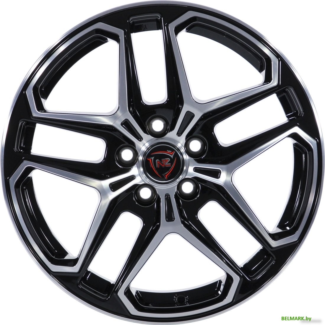 Литые диски NZ R-04 16x6.5" 5x114.3мм DIA 67.1мм ET 45мм BKF - фото2