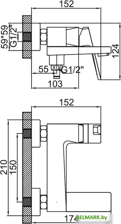Смеситель Ledeme L3192D - фото2