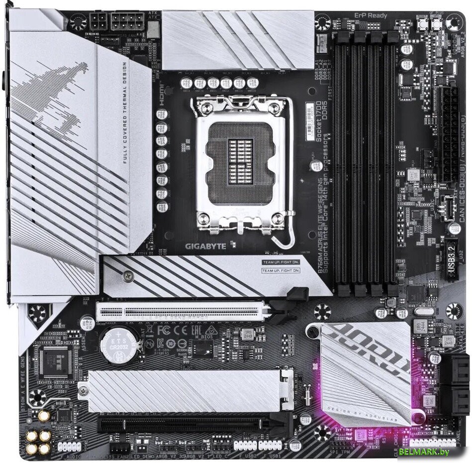 Материнская плата Gigabyte B760M Aorus Elite WiFi6E Gen5 - фото