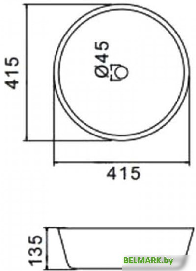 Умывальник Gappo GT105 - фото2
