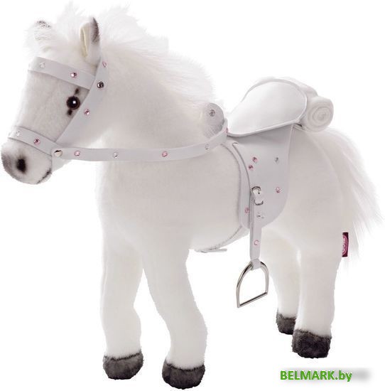 Аксессуар Gotz Лошадь Молния со звуком 3401485 (белый) - фото