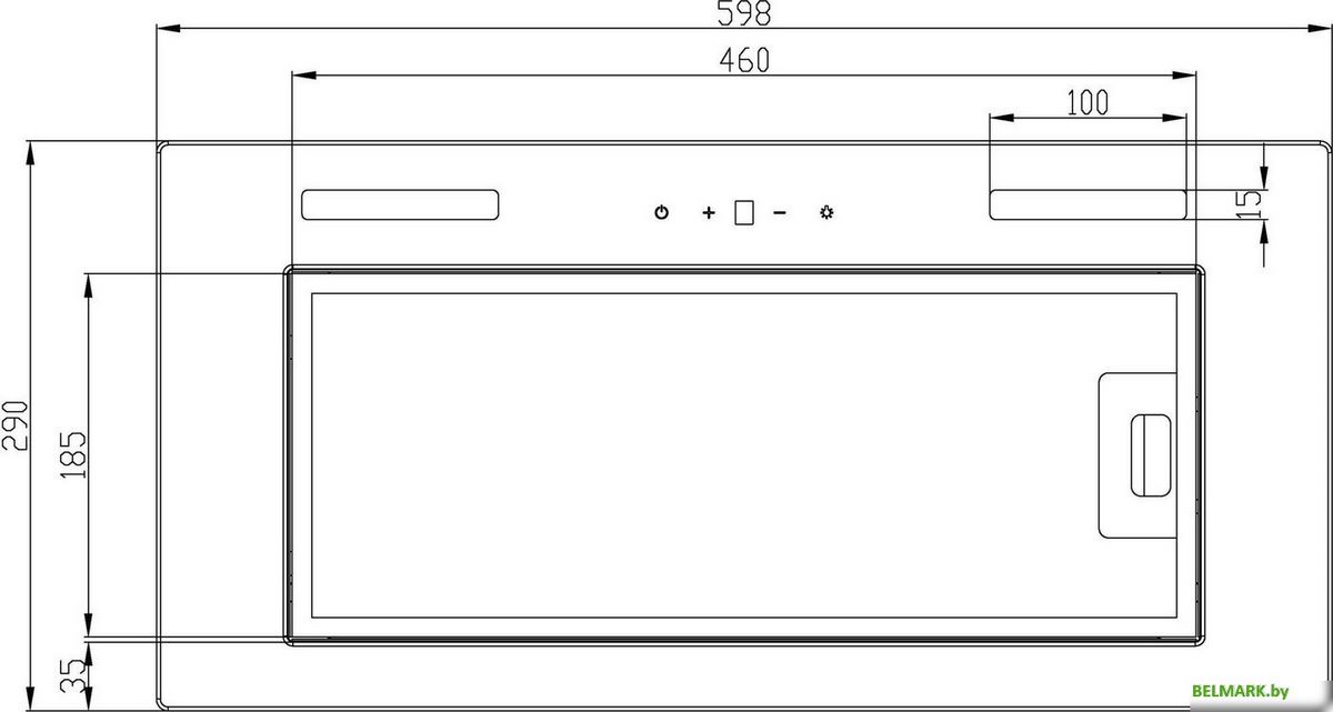 Кухонная вытяжка Schtoff Liberty 60 Black (черный) - фото2