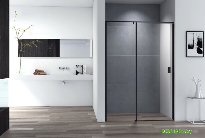 Душевая дверь Cezares URBAN-B-12-120-C-NERO - фото