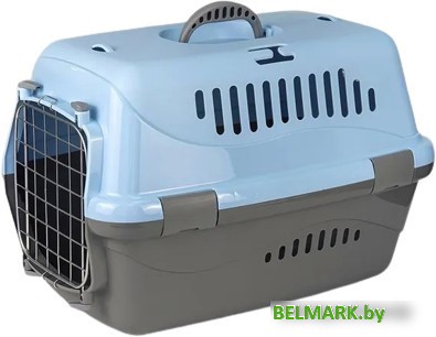 Переноска ZooExpress Турне 18311 (L, голубой) - фото