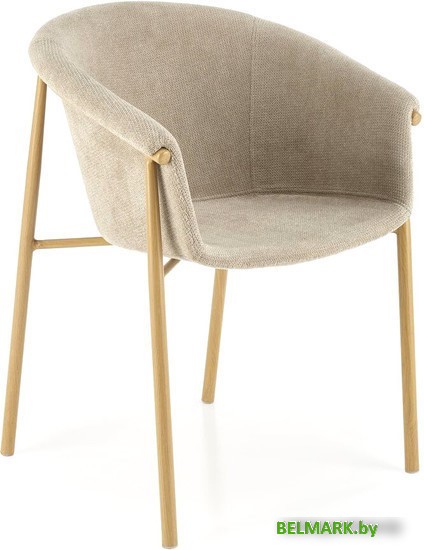 Стул с подлокотниками Halmar K489 (бежевый) - фото