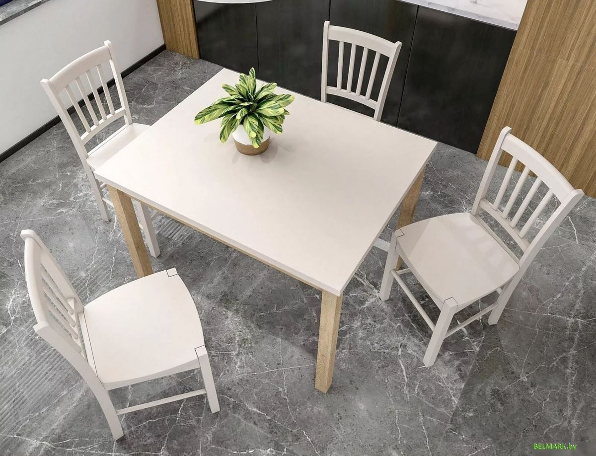 Кухонный стол Signal Adam 90/65 (кашемир/дуб кремона) - фото2
