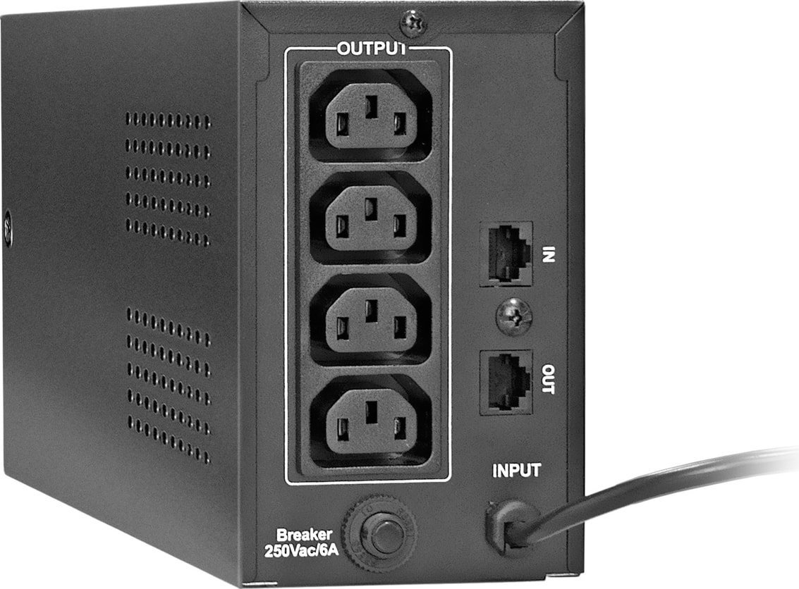 Источник бесперебойного питания ExeGate Power Back BNB-850.LED.AVR.C13.RJ - фото2