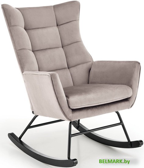 Кресло-качалка Halmar Bazalto (бежевый) - фото