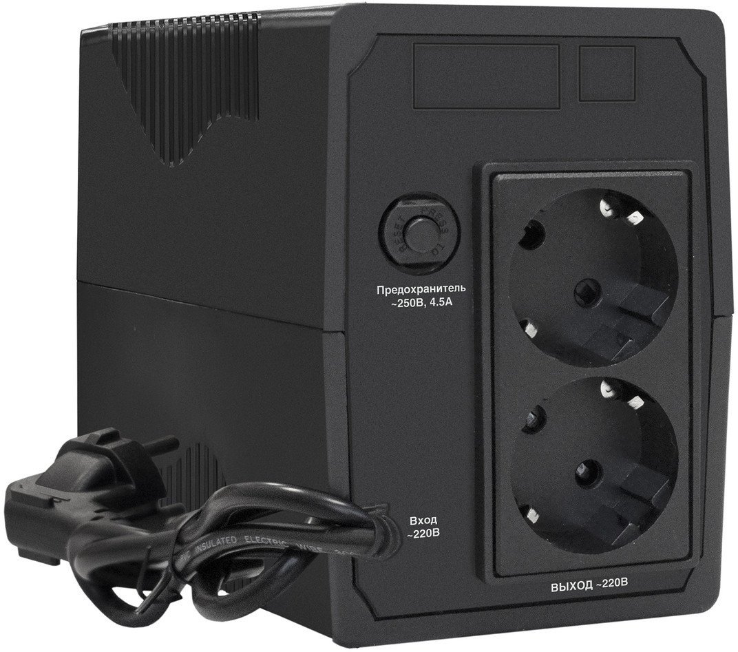 Источник бесперебойного питания ExeGate SpecialPro UNB-600.LED.AVR.2SH EP285603RUS - фото2