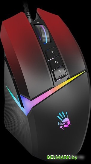 Игровая мышь A4Tech Bloody W60 Max (красный) - фото2