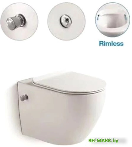 Унитаз подвесной SantiLine SL-5002SM-BD - фото