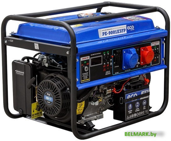 Бензиновый генератор ECO PE-9001E3FP - фото