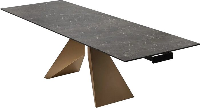 Кухонный стол M-City Ales 180 614M05288 (керамика/бронзовый) - фото2