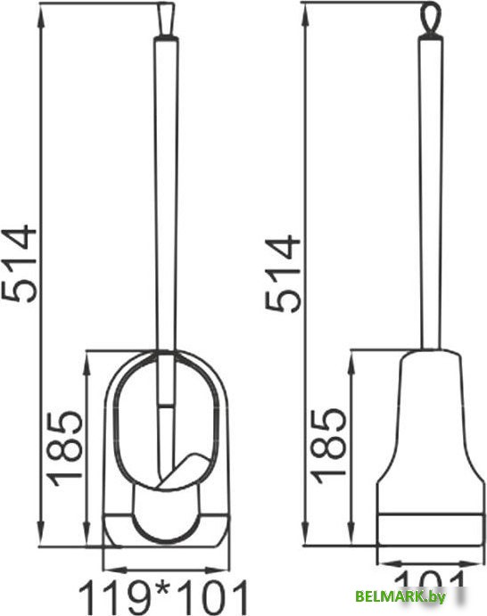 Ершик для унитаза Ledeme L906-4 - фото2