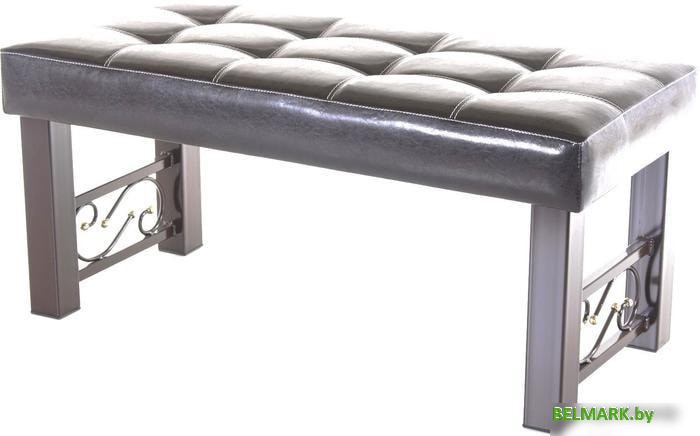 Банкетка AMC Lux 5 кожзам коричневый/коричневый 5.1А10022 - фото