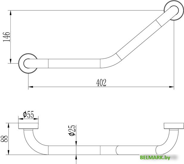 Поручень Ledeme L1717 - фото2